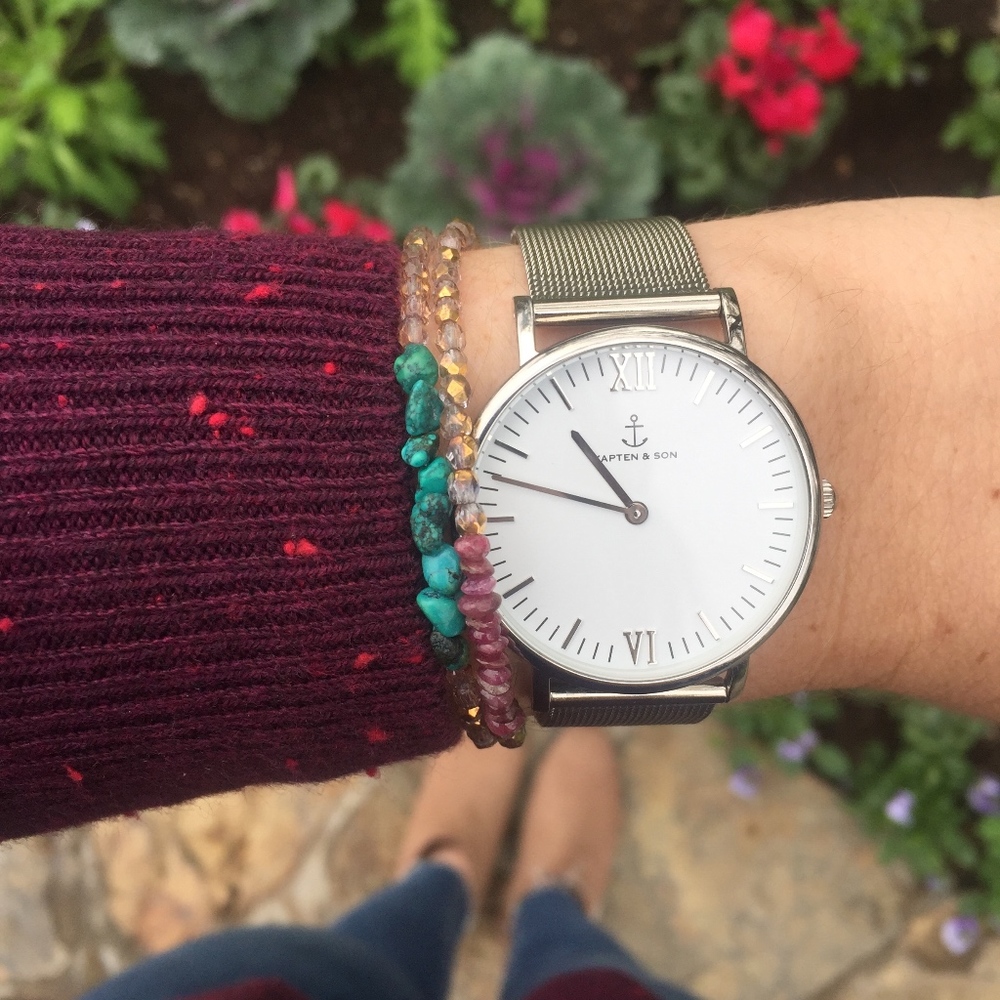 Tourmaline Beaded Bracelet - Custom gemstone - Picture 1 of 1